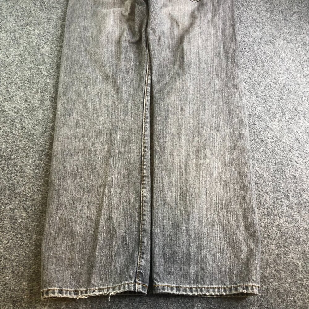 Levis 501 Jeans Mens 32x30 Black Gray Straight Leg Button Fly Faded Y2K - Picture 12 of 13